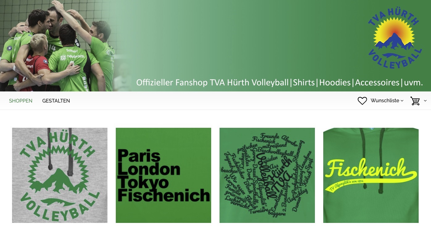 Der offizielle Fanshop des TVA Hürth ist online!
